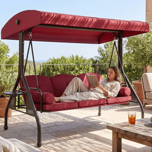 Red - Cushion with Tray
