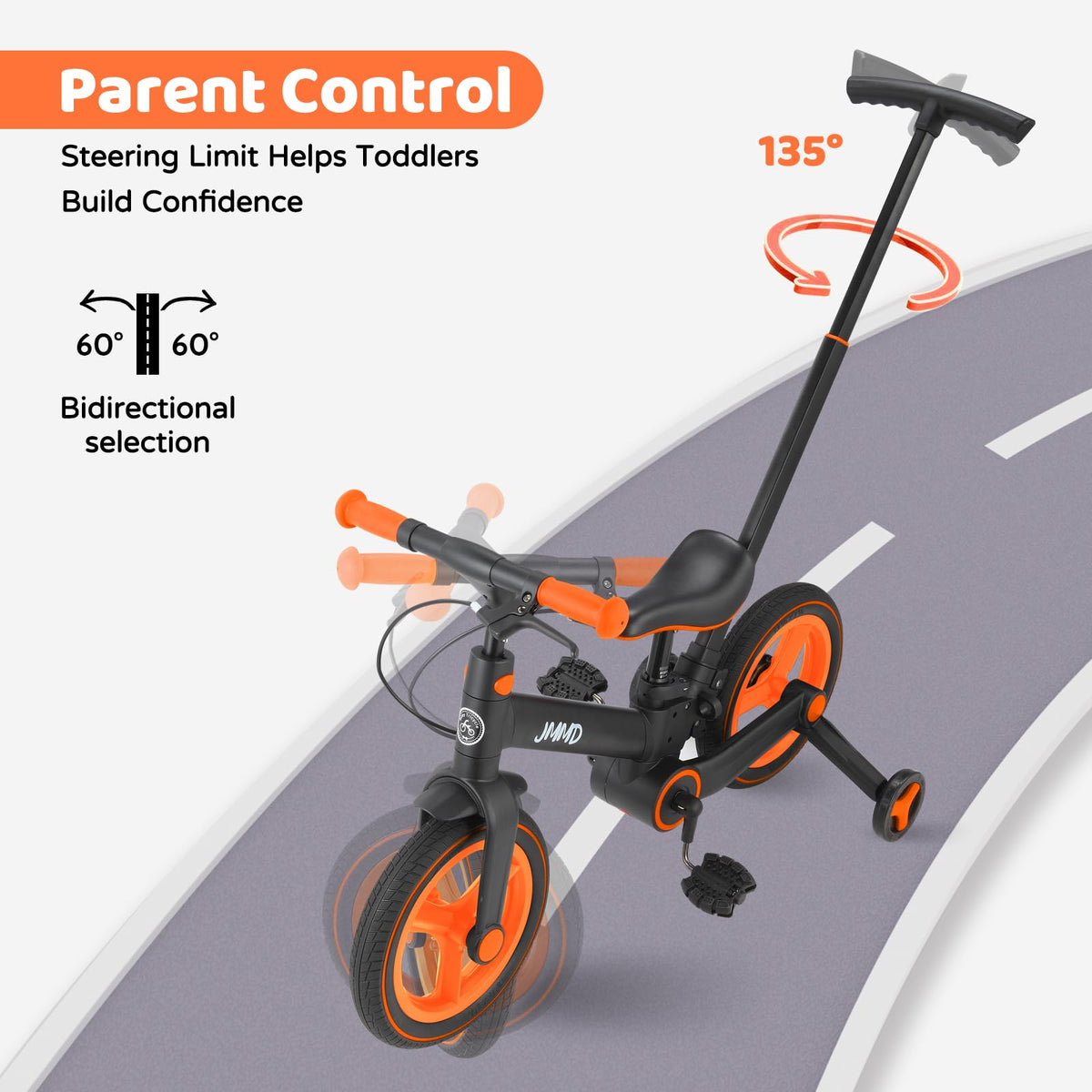 6-in-1 Convertible Toddler Bike product view 15