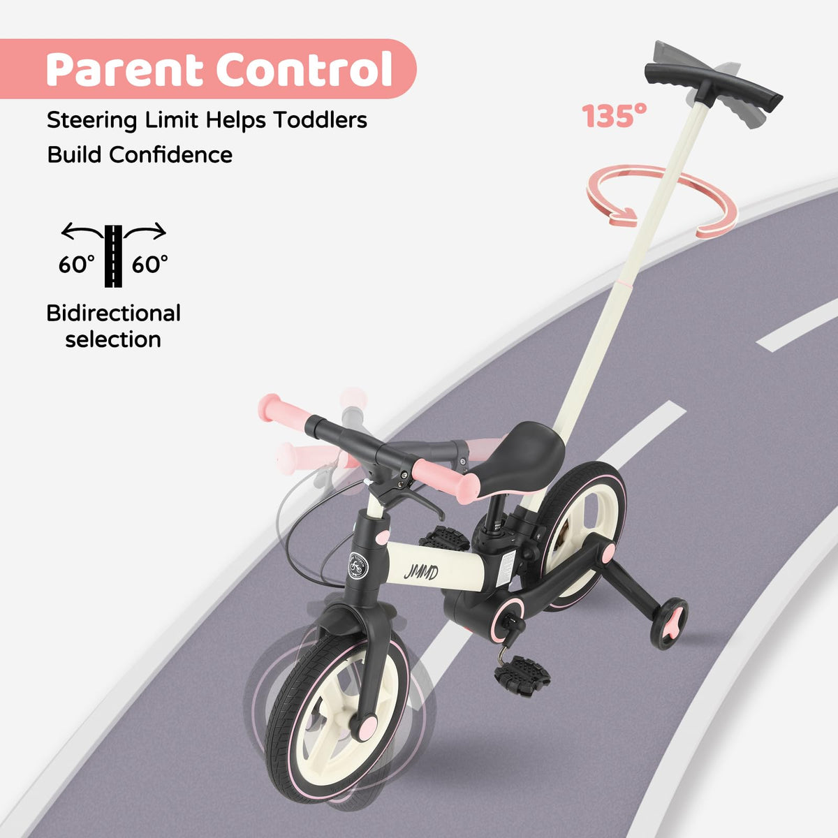 6-in-1 Convertible Toddler Bike product view 32