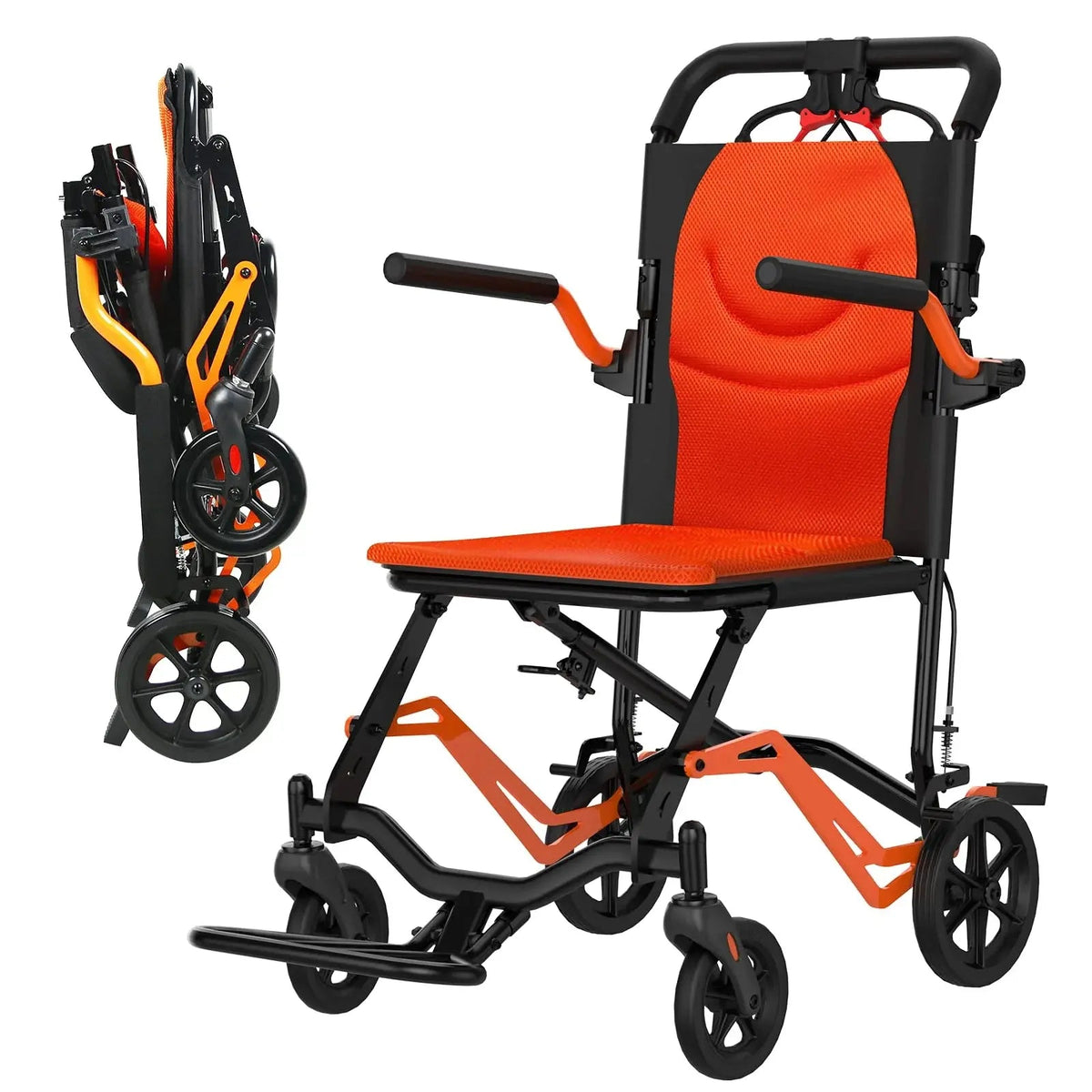 Foldable Lightweight Transport Wheelchair product view 2