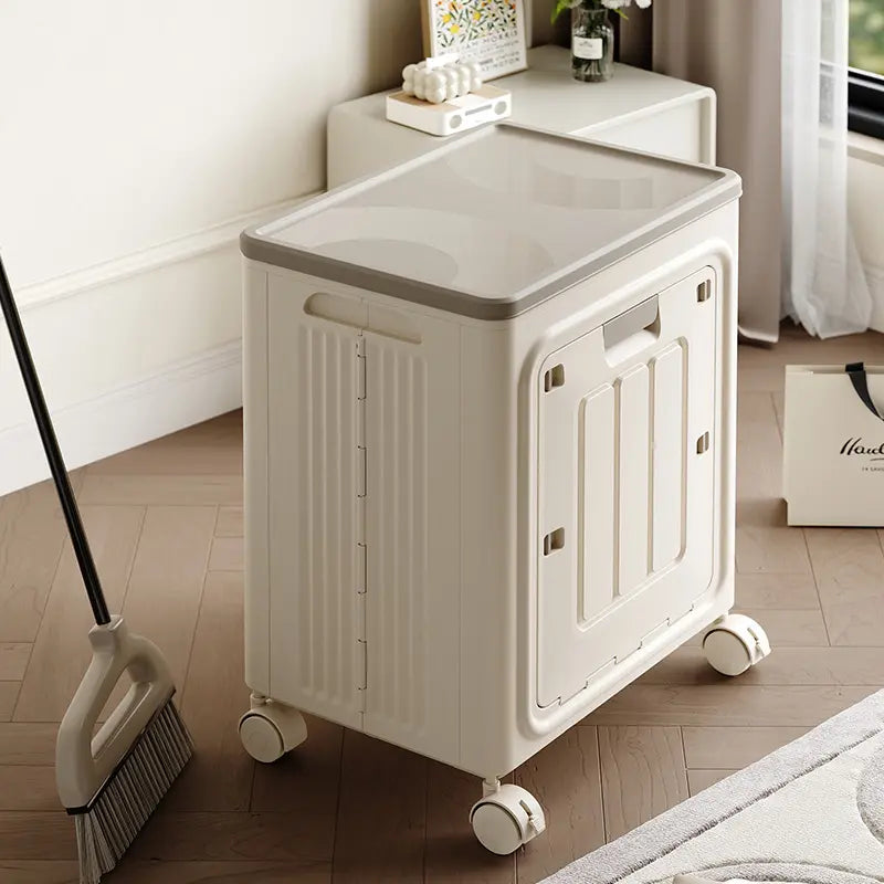 Rolling Laundry Hamper with Lid product view 6